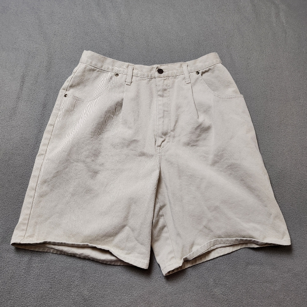 Eddie Bauer Vintage 80's / 90s Pleated Ultra High Rise Bermuda Trouser Shorts